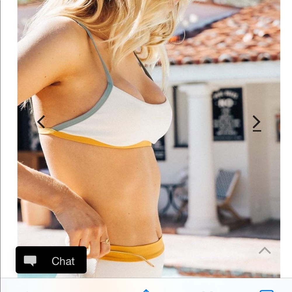Floralkini bikini top